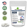 MSM 1000 mg, 60 Veg Capsules  For Joint Health MSM Powder by FDC NUTRITION