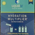 Liquid IV Hydration Multiplier 3 Stick Packs Electrolyte Drink Mix NIB