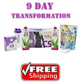 Forever Clean 9 Aloe Berry Gel Detox and Weight Loss Program Vanilla