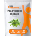BULKSUPPLEMENTS.COM Pea Protein Isolate Powder - Vegan Protein Powder, Pea Protein Powder - Unflavored, Plant Based Protein - Gluten Free, 30g per Serving, 1kg (2.2 lbs) (Pack of 1)