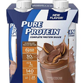 Pure Protein Shake, Chocolate Peanut Butter, 30g, 11 Fl Oz, 4ct (Pack of 1)