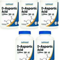 D-Aspartic Acid 3000mg 5X180 Caps Nutricost Testosterone Booster Amino Acid