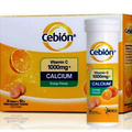 Cebion Vitamin C Effervescent Tablet Daily Supplement (1000mg x 40's)