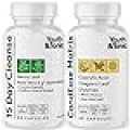 Youth & Tonic Colon Cleanse and CandEase Matrix Pills | Support for Body Detox Gut Health & Intestinal Flora Restoring Normal Acidity Level