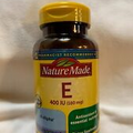 New Nature Made Vitamin E 400 Iu (180 mg) 180 Soft Gels - Expires 4/2026