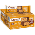 Quest Nutrition Crispy Chocolate Peanut Butter Hero Protein Bar, 18g Protein, 1g Sugar, 3g Net Carb, Gluten Free, Keto Friendly, 12 Count