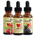 ChildLife Essentials Vitamin D3, Natural Berry Flavor - Gluten Free, Alcohol Free, Casein Free - 1 fl. oz (Pack of 3)