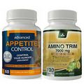 Appetite Control Supplement & Amino Trim Weight Loss Fat Burner Dietary Capsules