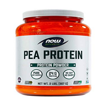 NOW Sports - Pea Protein, Natural Unflavored - 2 lbs (907 Grams) by NOW