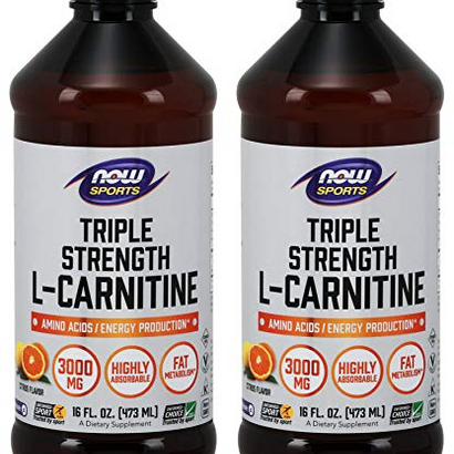 Now Foods: L-Carnitine Liquid 3000mg, 16 oz (2 pack)
