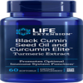 Life Extension BLACK CUMIN SEED OIL & CURCUMIN ELITE™ TUMERIC 60 SG