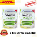 2 X  Nestle Nutren Diabetic Complete Nutrition 800g Vanilla Flavour EXPRESS SHIP