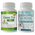 Green Tea Extract Weight Loss Dietary Capsules & Green Lipped Sea Mussel Tablets