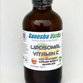 LIPOSOMAL VITAMIN C LIQUID w/ SUNFLOWER LECITHIN NON GMO 4 oz. GLASS no capsules