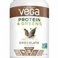 Vega Protein & Greens, Chocolate, 1 lbs 12.7 oz (814 g) 25 Servings