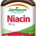 Jamieson Niacin 500 mg, 100 caplets