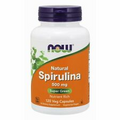 NOW Supplements, Natural Spirulina 500 mg with Beta-Carotene (Vitamin A) and ...