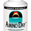 Source Naturals Amino Day - 20 Free Form Amino Acids Supports Quality Dieting During Nutrition - 120 Tablets