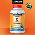 Kirkland Signature Chewable Vitamin C 500mg Immune System Citrus 500 Tablets