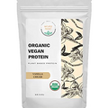 Natures Packet - Organic Vegan Protein Powder - Plant Based Protein, Vanilla Flavor - Non Dairy, Lactose Free, No Sugar Added, Gluten Free, Soy Free, Non-GMO, Ketogenic Vegan Blend - 1 lb, 16 Ounce