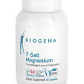Biogena 7-Salt Magnesium -  60 Vegetarian Capsules - Newest Expiration!