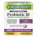 Nature's Bounty Ultra Strength Probiotic 10, 70  Capsules * FAST SHIPPING *