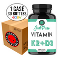 Vitamin K2 + D3 Immune Support, Skin, Bone, & Heart Health, Mood Balance 30PK