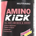 Nutrabio AMINO KICK Energy Hydration Formula 30 Servings Raspberry Lemonade BCAA