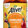 Nature's Way Alive! Immune Gummies with Elderberry, Immune Support*, 90 Gummies