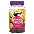 Nature's Way Alive! Hair Skin & Nails with Collagen Strawberry - 60 Gummies