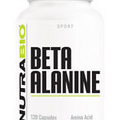 NUTRABIO BETA ALANINE (120 CAPSULES) boost endurance strength lactic acid buffer