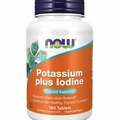 NOW Supplements, Potassium plus Iodine, Supports Electrolyte Balance*, Thyroid S