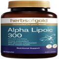 Alpha Lipoic 300mg 120 Caps Herbs of Gold