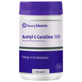Henry Blooms Acetyl L-Carnitine 500 180 Capsules Energy & Fat Metabolism Vegan