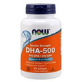 NOW Foods DHA Double Strength, 500 mg, 90 Softgels