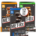MET-Rx Big 100 Colossal Protein Bars Variety Pack, Meal Replacement, Super Cookie Crunch, Vanilla Caramel Churro, Crispy Apple Pie, 12 Count