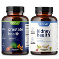 Kidney Health Support & Prostate Health Capsules Snap Supplements Health Bundle