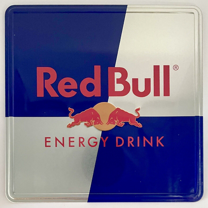 Red Bull Energy Drink Logo 10"x10”,  Metal Sign Man Cave, Game Room - New in Bag