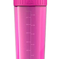 AeroBottle Primus Crystal Shaker Cup Twist Cap Water Bottle, Perfect for Protein Shakes and Pre Workout with Patented Mixing Technology, No Blending Ball or Whisk, 32oz, Rhodonite Pink