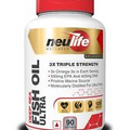 NEULIFE (Vitrovea) Triple Strength Omega 3 FISH OIL capsules 1250mg (90 softgel