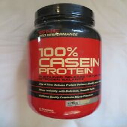 GNC Pro Performance 100% Casein Protein Vanilla 32 Oz 22 Servings Vanilla Cream