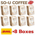 8BOXES SO-U Coffee Instant Coffee Powder Mix NonFat Control Hunger