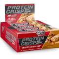 BSN Protein Crisp Bar, Protein Snack Bars, Crunch Bars with Whey Protein and Fiber, Gluten Free, Peanut Butter Crunch, 12 Count (Packaging May Vary)