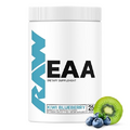 RAW EAA Amino Acids Powder, Kiwi Blueberry (25 Servings) - Pre Workout Amino Energy Powder for Strength, Endurance, Recovery & Lean Muscle Growth - BCAA Amino Acids Supplement for Men & Women