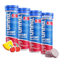 Nuun Sport Electrolyte Tablets for Proactive Hydration, Fruit Punch, 4 Pack (40 Servings)