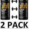 2 PACK - Muscletech, Alpha Test, Testosterone Booster for Men 120 Capsules