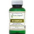 Green Organic Vitamin B6 90 Vegan Capsule with Amino Acid for Protein Energy
