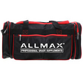 ALLMAX Premium Fitness Gym Bag, Black & Red, 1 Bag