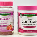 2 Nature's Truth COLLAGEN Unflavored Ultra GRASS FED Peptides & Beauty Gummies