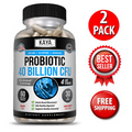 (2 Pack) Probiotics 40 Billion CFU Guaranteed Potency Digestive Health 60ct
